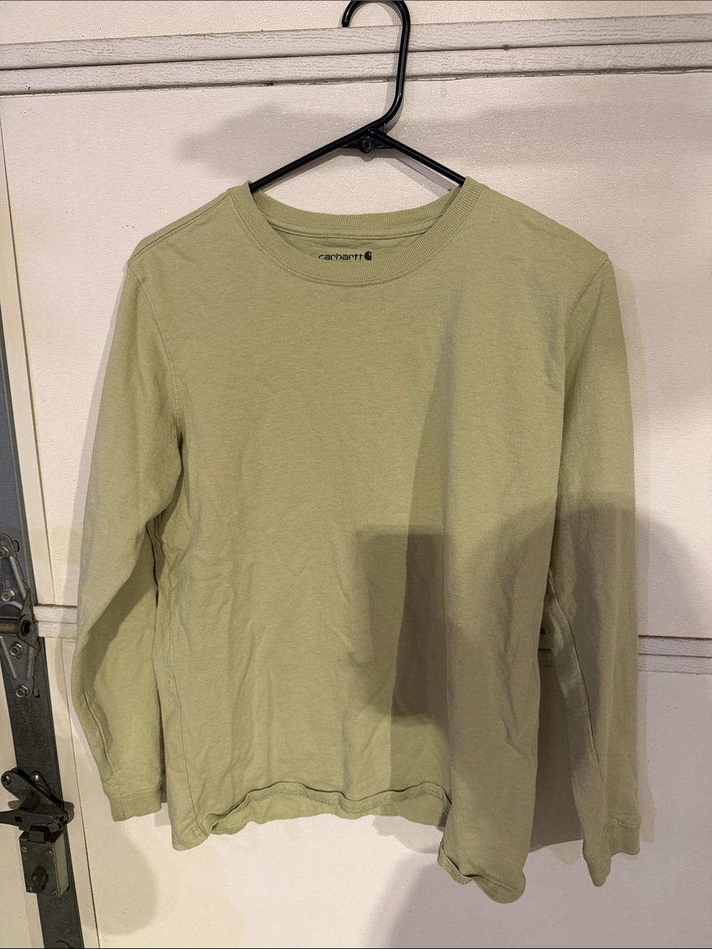 Carhartt Light Olive Long Sleeve Crew Shirt